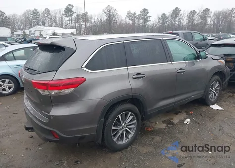 2019 Toyota Highlander Xle from USA, damaged, VIN 5TDJZRFH4KS563533